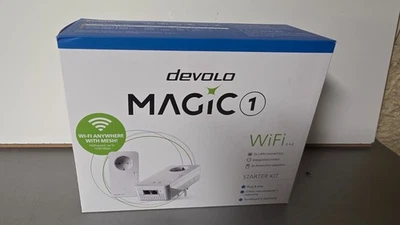 devolo Magic 1 WiFi Powerline 1200 Mbps Mesh WLAN Verstärker LAN-Port 2x Adapter - Bild 1 von 4