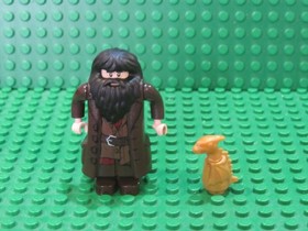 Lot 2 LEGO Harry Potter Minifigs 4738 Rubeus Hagrid + Norbert Baby Dragon HT54