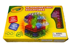 Neu E-Blox Crayola 32 Stück 3D Tanzen Licht Skulpturen Bausteine Alter 5+ - Bild 1 von 2
