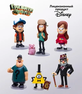 Gravity Falls Figurine, Toy, Cartoon Character, Original! Set 6 pc. - Picture 1 of 13