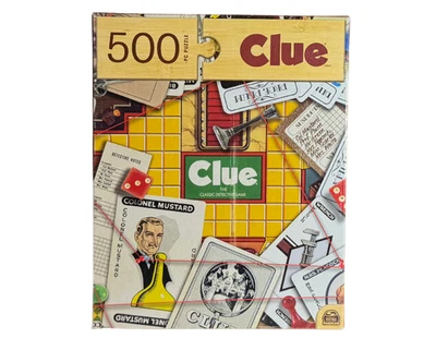 Clue Jigsaw Puzzle 500 Piece Puzzle #6067268 SEALED                          116 - Image 1 of 4
