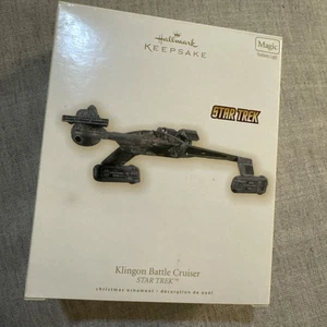 STAR TREK Klingon Battle Cruiser Hallmark Keepsake Ornament 2009 With Box - Picture 1 of 5