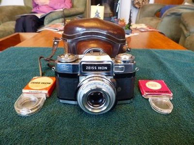 Zeiss Ikon Contaflex super b Spiegelreflex Kamera mit Z Tessar 2,8/50 Obj. - Bild 1 von 3