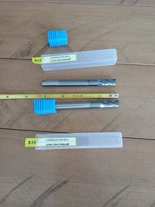 "Fresa de extremo de carburo de 4 flautas de 3/8"" x 7/8""" - Imagen 1 de 10