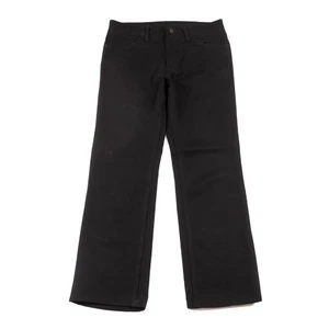 Vintage Wrangler Pants Trousers Mens 32W 29L Black Straight Leg Western - Picture 1 of 9
