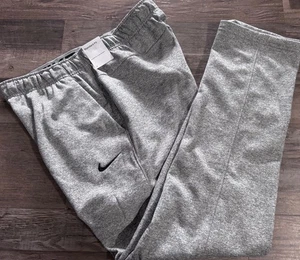NWT Mens Nike L Heather Gray/Black Therma-Fit Comfort Waist Sweatpants Large - Picture 1 of 3