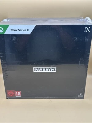 Pay Day 3 Collector's Edition  Xbox Series X New Still Sealed Rare Gold Mask - Image 1 of 4