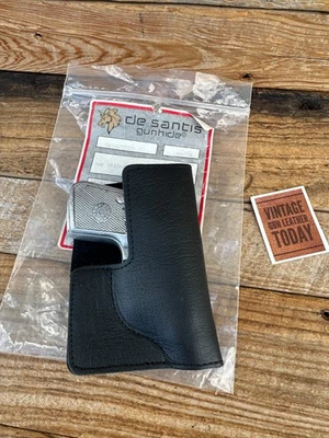 Черная кожаная карманная кобура DeSantis для Beretta Jetfire Minx - Изображение 1 из 3