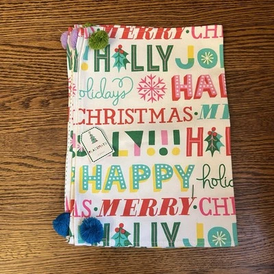 Set of 2 Christmas Placemats Target Bullseye 234-18-0077 14”x18” NWT - Image 1 of 4