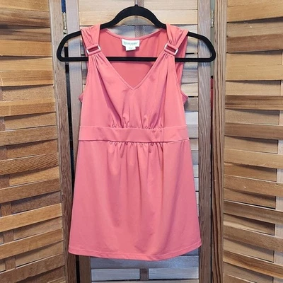 Motherhood Maternity Orange Sleeveless Orange Shirt Women's Size S - Image 1 of 4