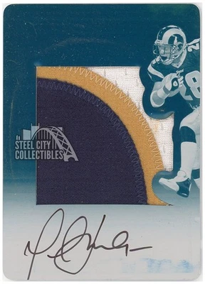 Marshall Faulk 2017 Panini Preferred Game-Used Patch Auto Printing Plate #18 1/1 - Image 1 of 2