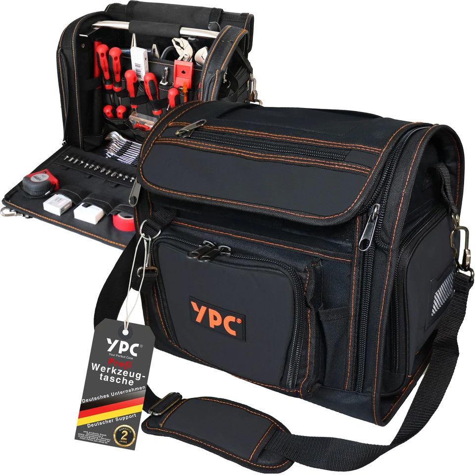 YPC Foreman – XL Werkzeugtasche leer, groß, Werkzeug Tasche für Elektriker