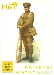 HAT 1/72 (20mm) WWI British Infantry (Early) - Picture 1 of 1
