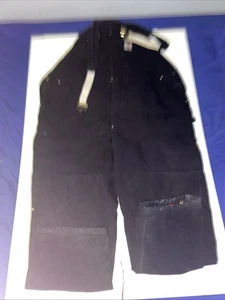 Vintage Carhartt schwarze isolierte Latzhose Herren Größe 4XL - Bild 1 von 20