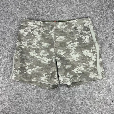 Spanx Shorts Camo Womens XL Stretch Twill Camoflauge Gray Pockets Elastic - Image 1 of 4