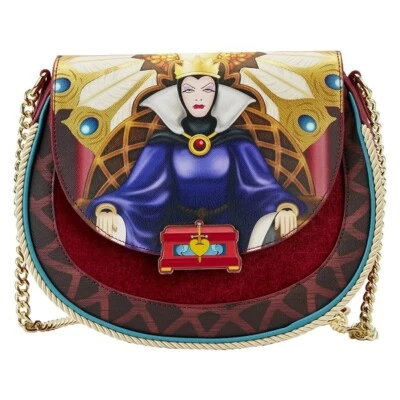 LOUNGEFLY Disney Snow White Evil Queen Throne Crossbody Bag (Brand New) WOW!!! - Image 1 of 4