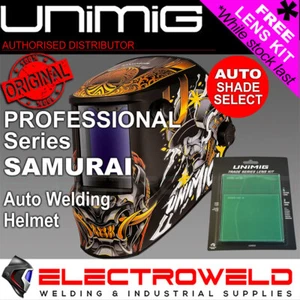 UNIMIG Professional Samurai Automatic Darkening Welding Helmet, Mig Tig, U21019