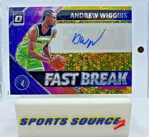 Andrew Wiggins 2018-19 Panini óptica desayuno rápido firmas automático/10 dorado - Imagen 1 de 2