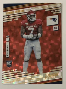 2021 Panini Prestige Ronnie Perkins Patriots Xtra Points HYPER Rookie RC #254! - Picture 1 of 2