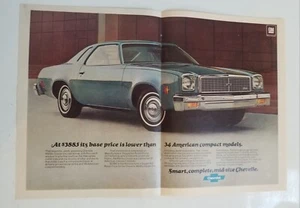 1977 Chevy Chevelle, Salem Cigarettes & Puerto Rican Rums Vintage Print Ads - Picture 1 of 4