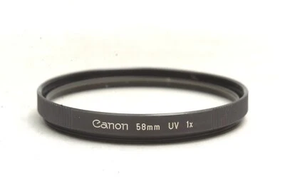 @ SakuraDo Camera @ Excellent! @ Vintage Canon 58mm UV 1x Screw-In Lens Filter - Image 1 of 4