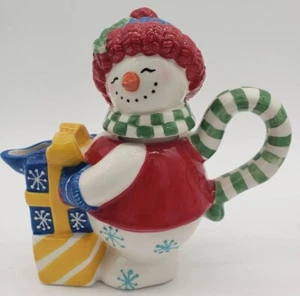 Studio Nova Christmas Festive Frosty Snowman Creamer Ceramic Jar Replacement - Picture 1 of 12