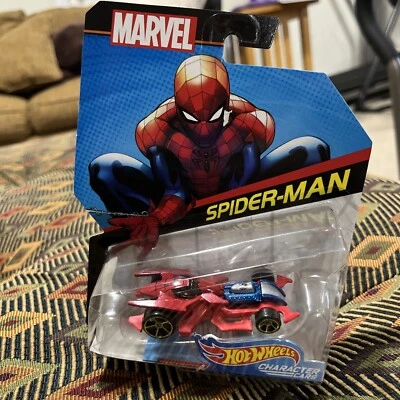 Hot Wheels Marvel Character Cars Spider-Man Diecast Foto 1 de 4