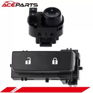 Interruptor de espejo de bloqueo de puerta izquierda controlador para GMC Sierra Chevrolet Silverado 1500 2500 - Imagen 1 de 12