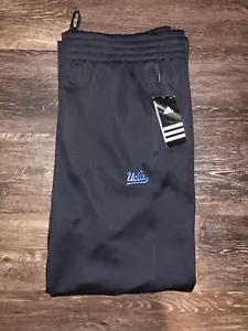Men's Adidas UCLA Bruins Black Climawarm Pindot Performance Sweatpants NWT XL - Picture 1 of 5
