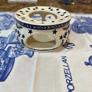 Polish Christmas Pottery Coffee Pot Warmer - Picture 1 of 5