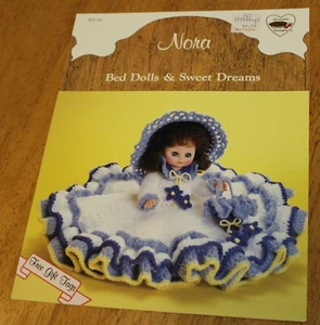 Dumplin Designs ~ NORA ~ Bed Dolls & Sweet Dreams Crochet Booklet #BD505 - VGUC - Picture 1 of 3