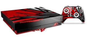 Skin for XBOX One X Console Controller Baja 0040 Red Decal - Picture 1 of 3