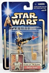 Star Wars Attack Of The Clones Battle Droid Action Figure - SW5 - Foto 1 di 5