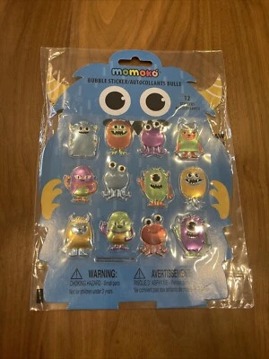 MOMOKO Stickers RARE! Puffy Monster Bubble Pack Scrapbooking NEW IN PACKAGE NIP✨ - Image 1 of 3