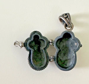 HS Sterling Silver Cross Prayer Box Charm Opens Safety Clasp 925 Pendant - Picture 1 of 11