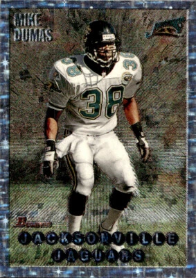 1995 Bowman Mike Dumas 238 Jacksonville Jaguars - Image 1 of 2