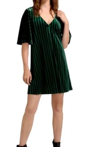 ModCloth Emerald Green Conjuring Magic Shift Dress Striped 3XL - Picture 1 of 10