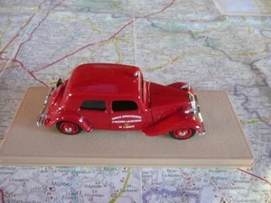 CITROËN Traction 11 BL Berline Pompiers d' Ariège 1948  ELIGOR 1/43 en Boite - Picture 1 of 5