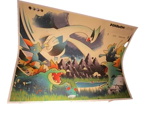 POKEMON SILVER LITHOGRAPH POSTER PRINT - Picture 1 of 5