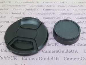 82 mm Mitte Pinch Objektivkappe vorne und Objektivkappe hinten für Nikon F (AI) 82 mm Objektive - Bild 1 von 7