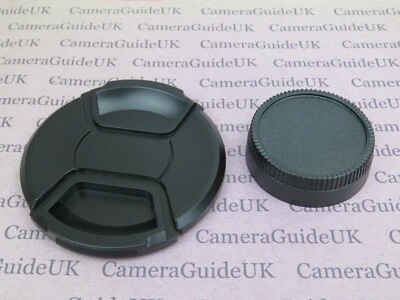 82mm Centre Pinch Front Lens Cap and Rear Lens Cap for Nikon F (AI) 82mm lenses - Image 1 of 4