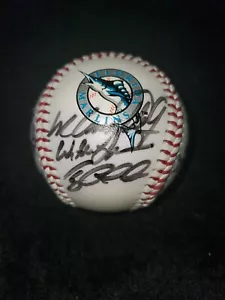 Florida Marlins Signed Logo Baseball Various Autographs Sheffield Fernandez Nenn - Picture 1 of 6