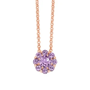 Collana Miluna Gemma del Cielo in argento con ametista CLD4797 - Foto 1 di 1