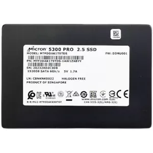 Micron 1.92TB 5300 PRO SSD SATA 2.5" Servidor Datos SSD D3MU001 MTFDDAK1T9TDS - Imagen 1 de 3