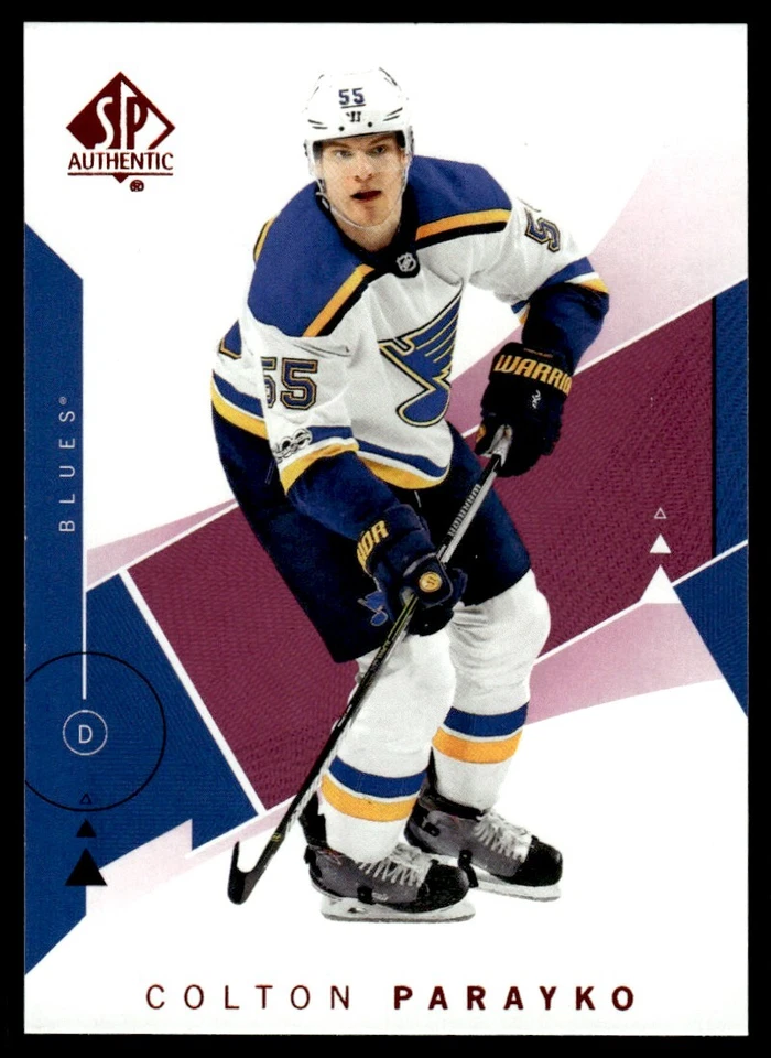 2018-19 SP Authentic Limited Red Colton Parayko St. Louis Blues #36 . - Image 1 of 2