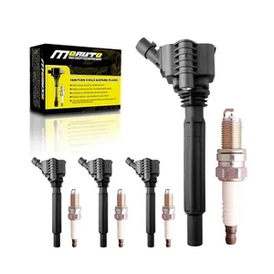 Set Of 4 Ignition Coils UF652＆ Spark Plugs For 2011-2019 Hyundai Accent 1.6L L4 - Picture 1 of 13