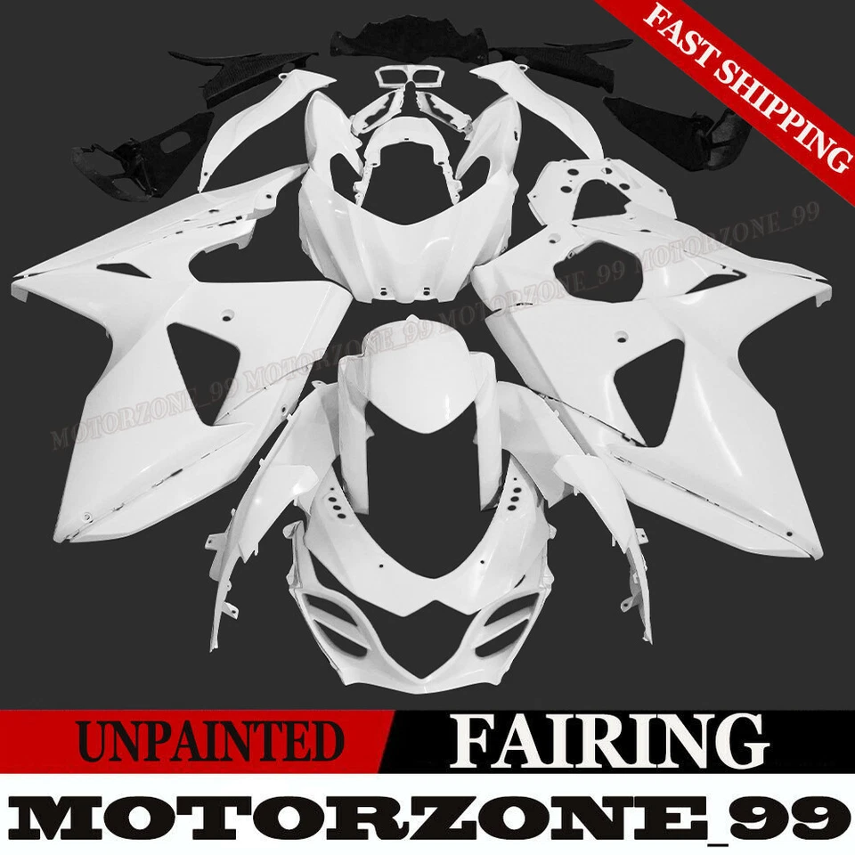 Unpainted ABS Fairing Kit Bodywork Fit For Suzuki GSXR1000 GSX-R 1000 2009-2016 - Image 1 of 4