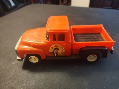Strombecker Ford пикап винтажный пластиковый 7» оранжевый «Good Times» грузовик 1956 - Изображение 1 из 4