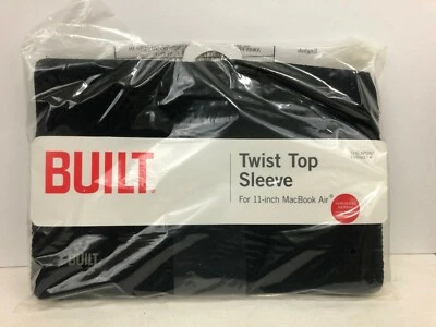 Funda superior giratoria construida para MacBook Air de 11 pulgadas negra NUEVA amigable para puntos de control Foto 1 de 3