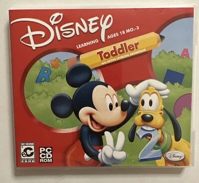 Disney Mickey Mouse Toddler PC Win 7 Vista SP1 XP SP3 Letters Numbers Shapes - Image 1 of 4